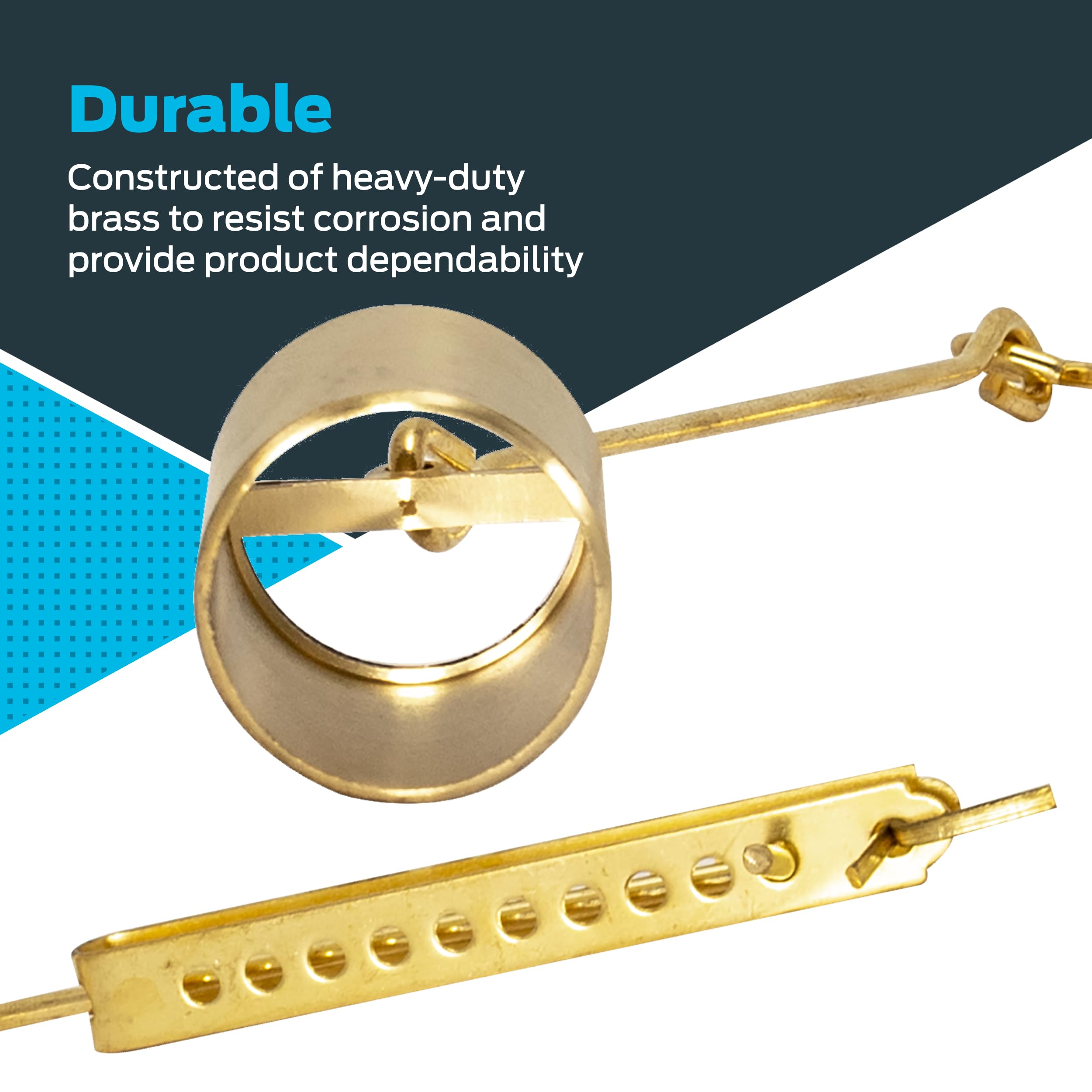 EZ-FLO Universal Bathtub Linkage Assembly, Brass, 35225